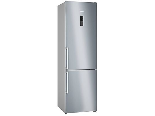 Réfrigérateur combiné - Siemens KG39NAIBT, No Frost, 203 cm, 363 L, Bac HyperFresh 0 ºC, Éclairage LED, Inox