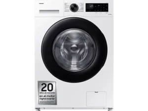 Lave-linge hublot - Samsung WW80CGC04DAEEC, 8 kg, 1 400 tr/min, EcoBubble™, Fonction Wi-Fi avec SmartThings, Blanc