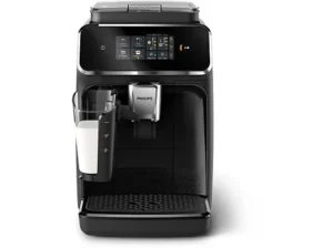 Machine à café automatique avec broyeur - Philips EP2331/10, LatteGo, Écran tactile, 1,8 L, Filtre AquaClean, Noir