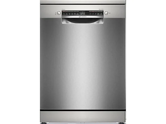 Lave-vaisselle - Bosch SMS4HVI02E, 14 couverts, 6 programmes, 60 cm, Home Connect, Fonction séchage renforcé, Inox