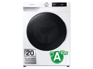 Lave-linge séchant - SAMSUNG WD11DG6B85BE, 11 kg + 6 kg, Blanc