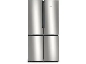 Réfrigérateur américain - Siemens KF96NVPEA, No Frost, 183 cm, 605 L, Bac HyperFresh, Super-réfrigération, Éclairage LED, Inox