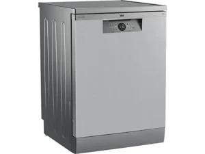 Lave-vaisselle - Beko BDFN26640XC, 9,5 L, 16 couverts, 6 programmes, 59,8 cm, Pose libre, Inox